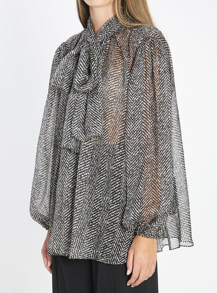 Dolce & Gabbana Silk Chiffon Blouse