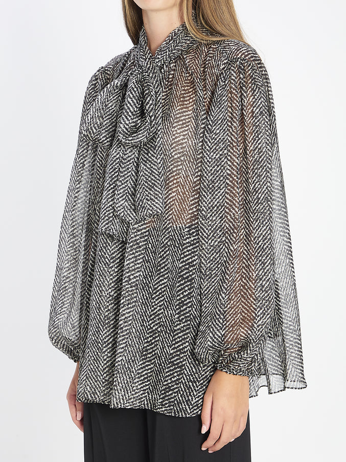Dolce & Gabbana Silk Chiffon Blouse