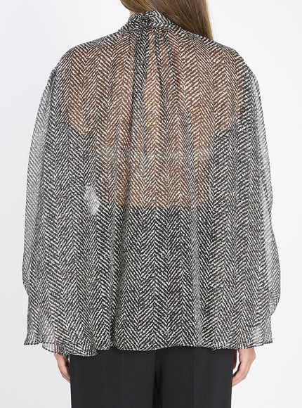 Dolce & Gabbana Silk Chiffon Blouse