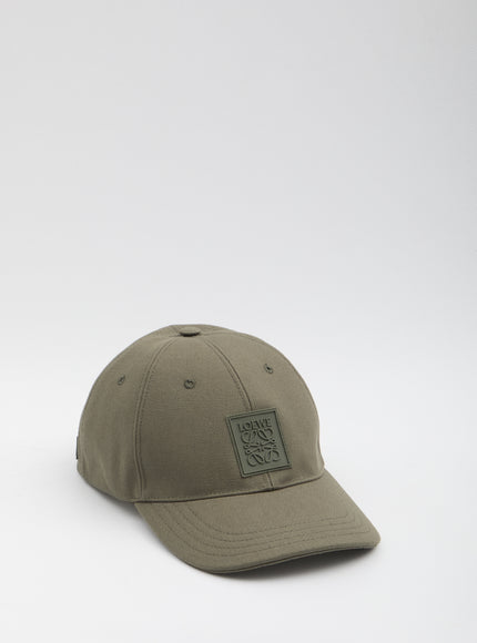 Loewe Cap With Logo Patch Green
