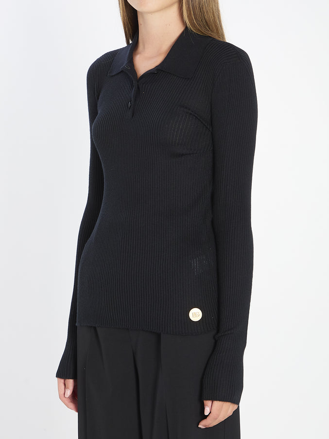 Dolce & Gabbana Long-sleeve Polo Shirt