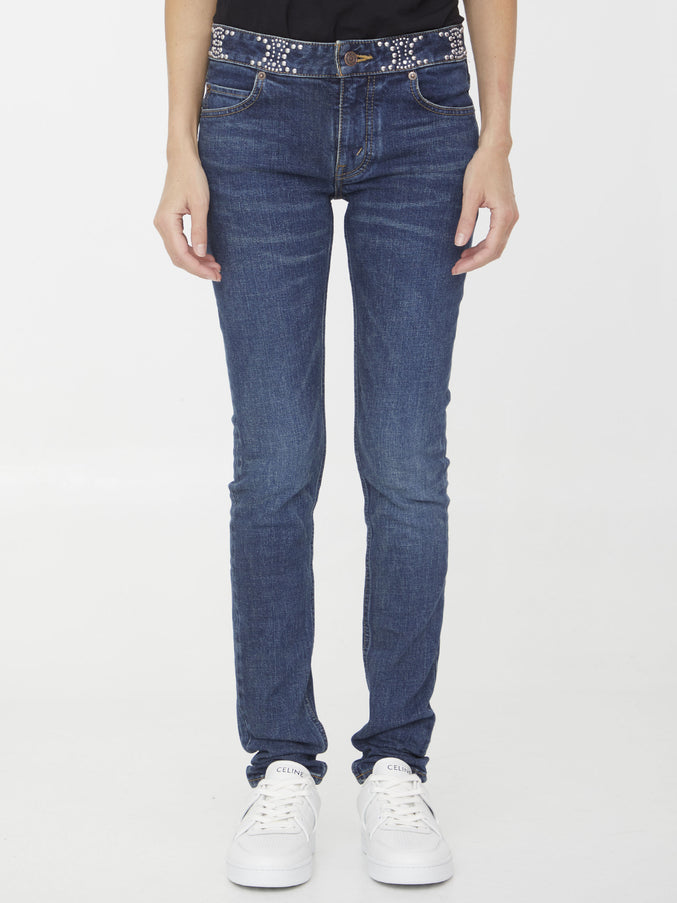 Celine Néo Skinny Jeans Blue