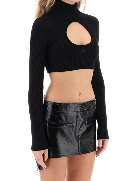 Courreges cut-out crop top