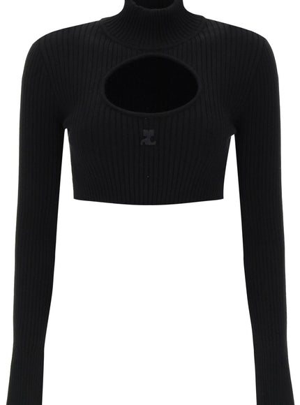 Courreges cut-out crop top