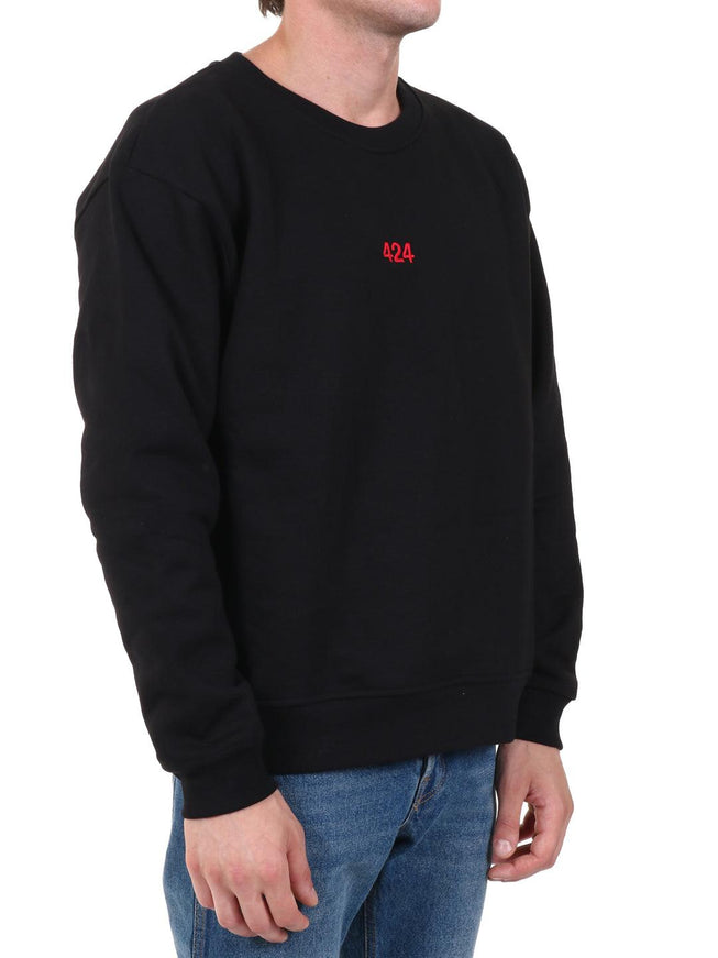 424 Logo Sweatshirt Black - Ellie Belle