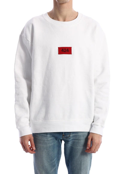 424 Sweatshirt Logo White