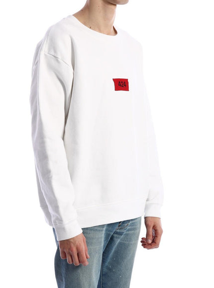 424 Sweatshirt Logo White