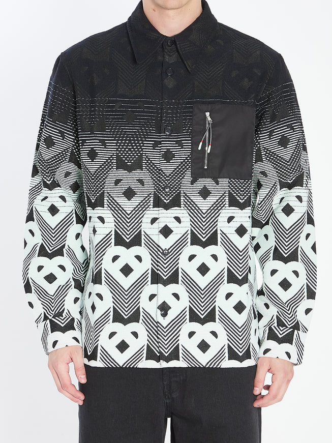 Casablanca Cotton-blend Overshirt White