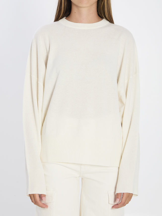 Loulou De Saison Anaa Cashmere Sweater White
