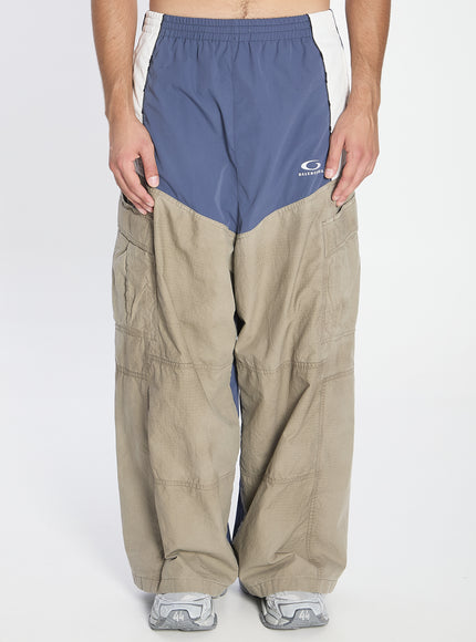 Balenciaga Cargo Track Pants Blue