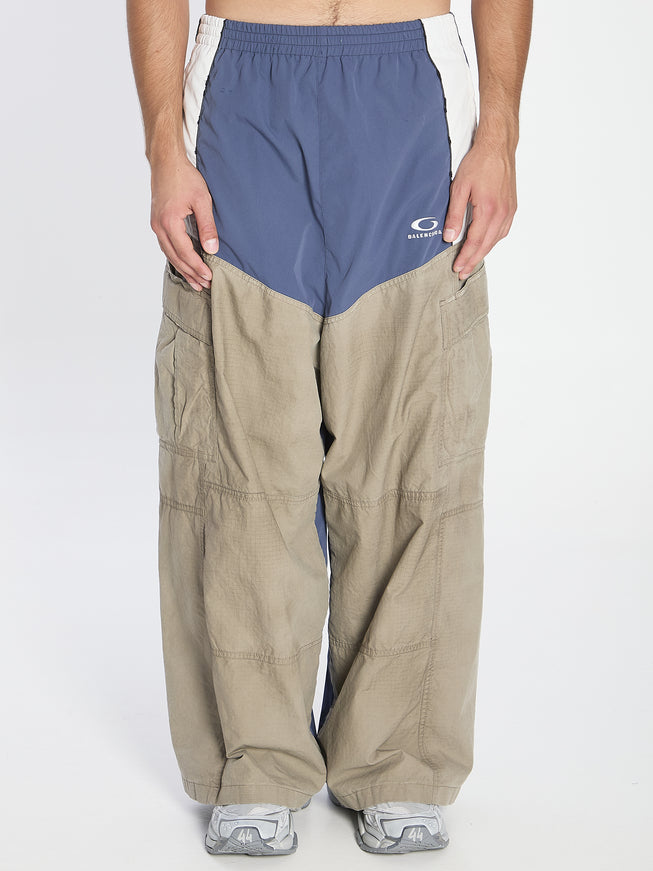 Balenciaga Cargo Track Pants Blue
