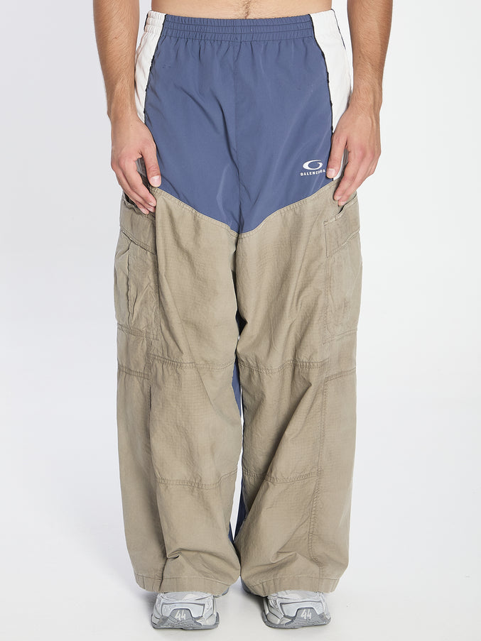 Balenciaga Cargo Track Pants Blue