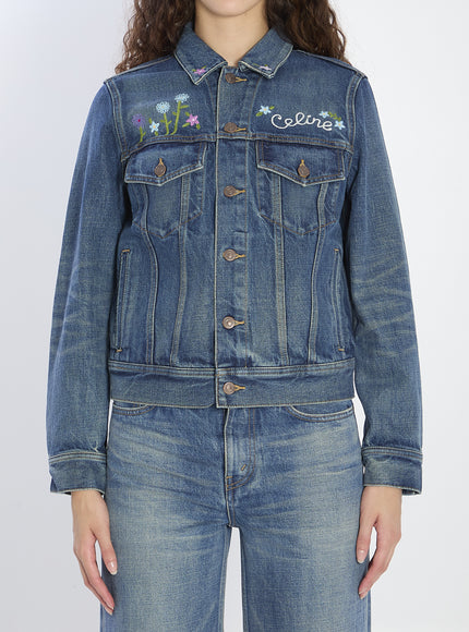 Celine Denim Trucker Jacket Blue