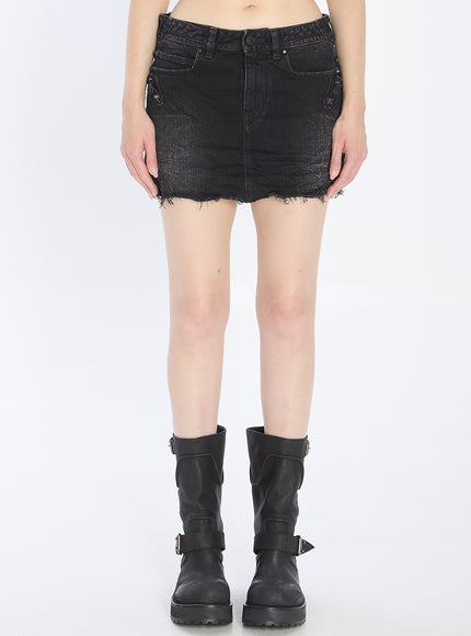 Balenciaga Mini City Skirt Black