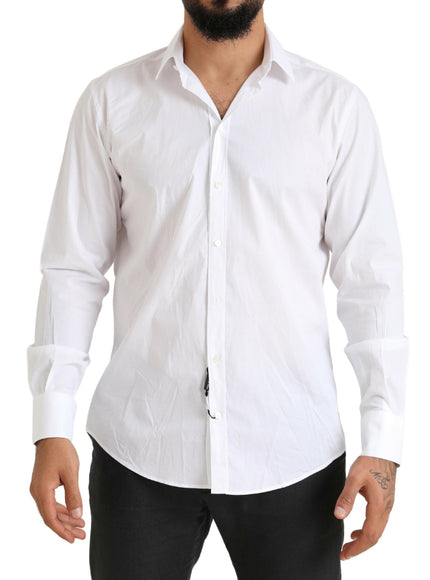 Dolce & Gabbana Elegant Slim Fit Cotton Dress Shirt