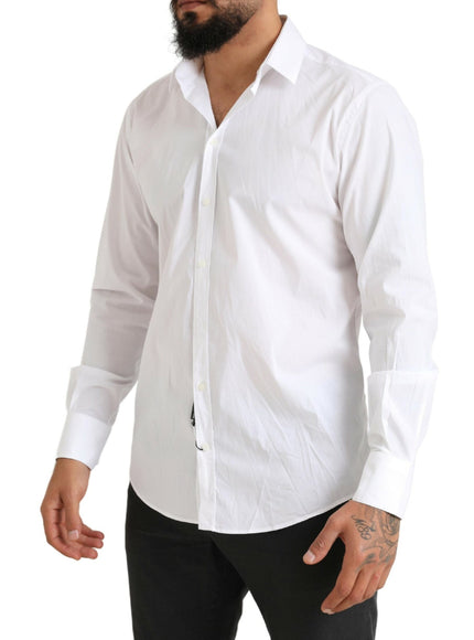 Dolce & Gabbana Elegant Slim Fit Cotton Dress Shirt