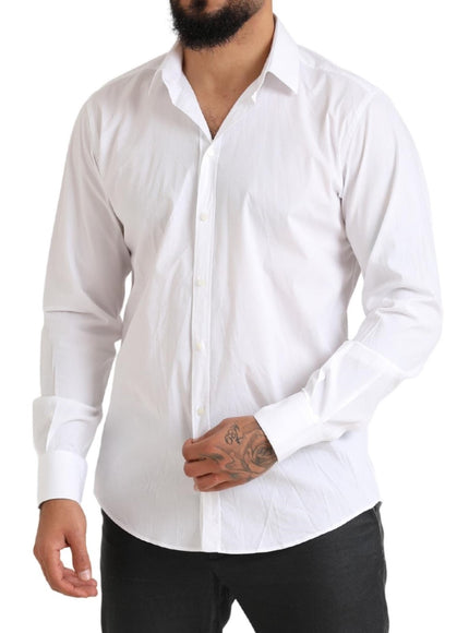 Dolce & Gabbana Elegant Slim Fit Cotton Dress Shirt