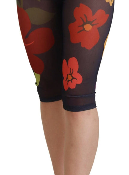 Dolce & Gabbana Floral High-Waist Leggings