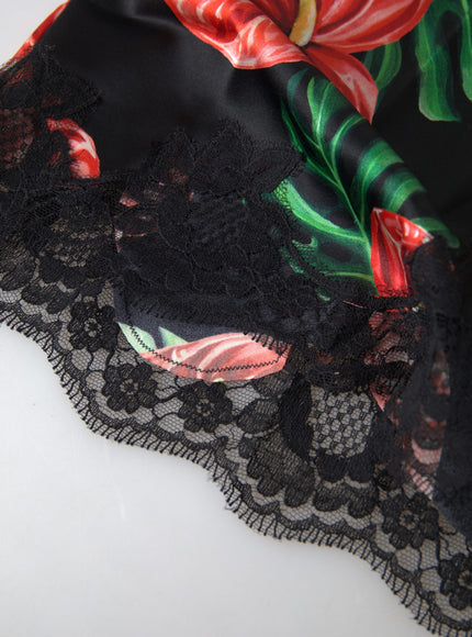 a close up of a dress with flowers on it