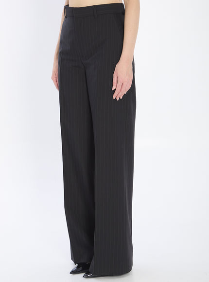 Gucci Pinstriped Wool Trousers