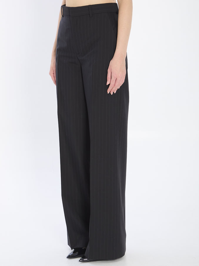 Gucci Pinstriped Wool Trousers