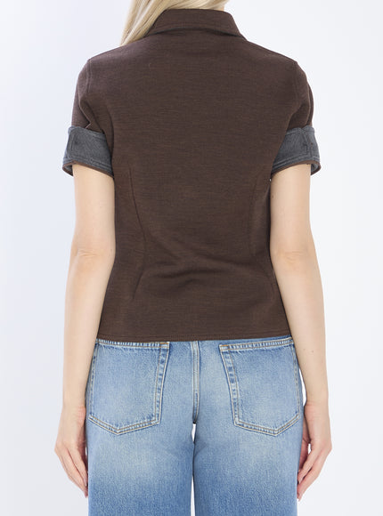 Gucci Cotton And Wool Jersey Shirt