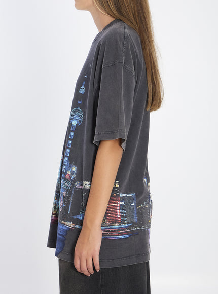 Alexander Wang T-shirt With Rhinestones