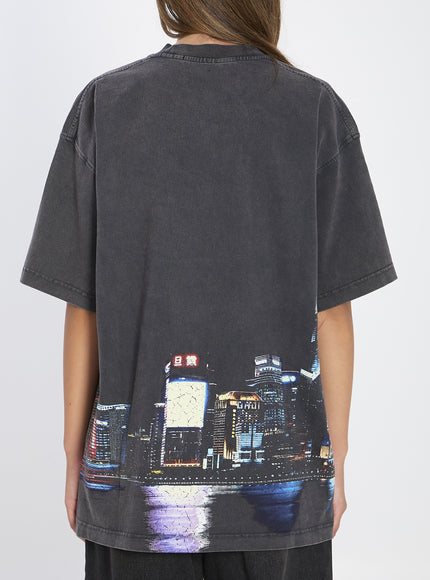 Alexander Wang T-shirt With Rhinestones