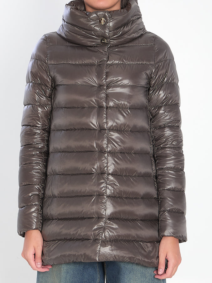 Herno Amelia Light Puffer Jacket Grey