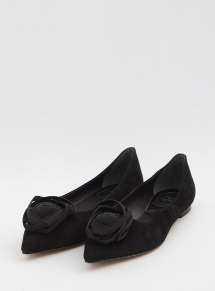 Roger Vivier I Love Vivier Ballerinas With Rose