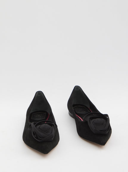 Roger Vivier I Love Vivier Ballerinas With Rose