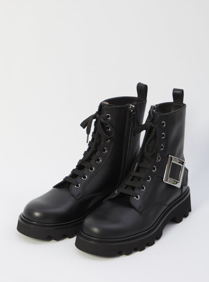 Roger Vivier Viv Rangers Combat Boots