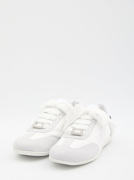 Roger Vivier Viv' Low Sneakers In Suede