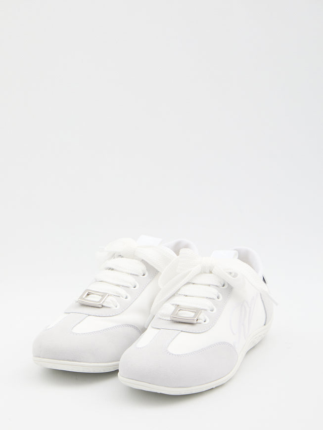 Roger Vivier Viv' Low Sneakers In Suede