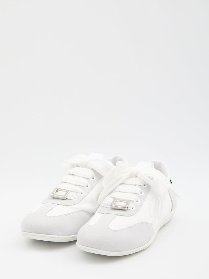 Roger Vivier Viv' Low Sneakers In Suede