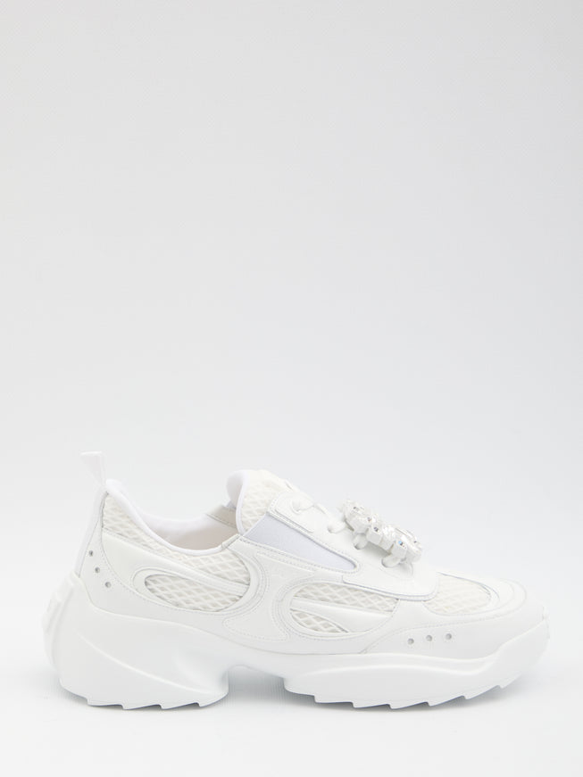 Roger Vivier Viv' On The Run Sneakers White