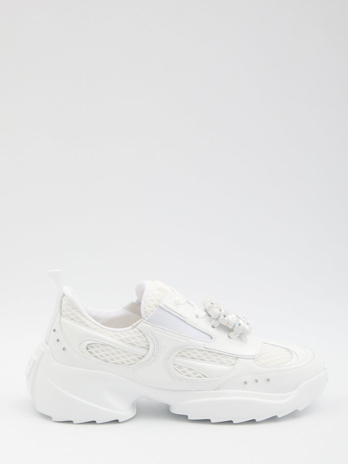 Roger Vivier Viv' On The Run Sneakers White