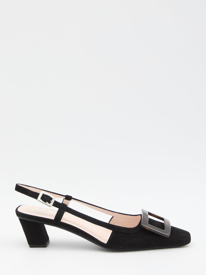Roger Vivier Belle Vivier Slingback Pumps Black