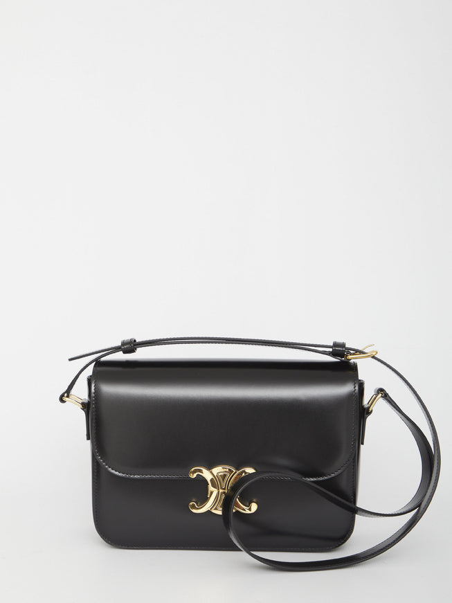 Celine Triomphe Classique Bag QT Black