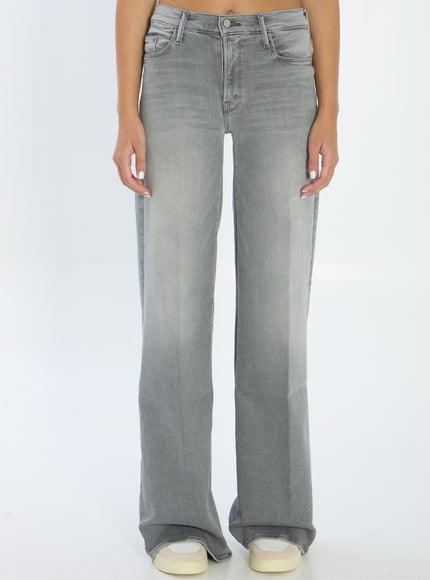 Mother The Twister Heel Denim Jeans Grey
