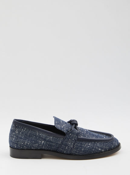 Bottega Veneta Astaire Loafers Blue