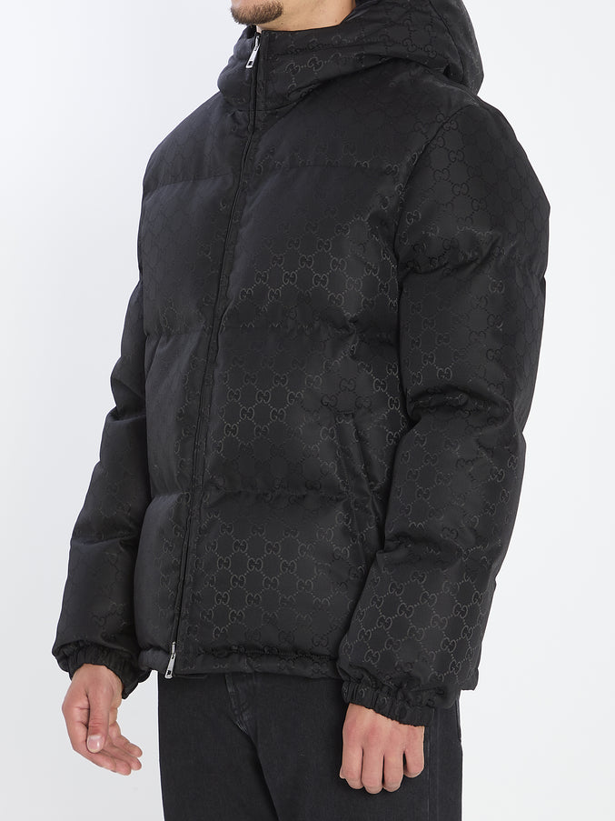 Gucci Gg Monogram Puffer Jacket