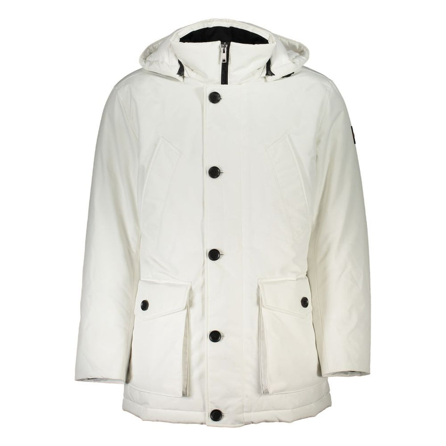 Hugo Boss White Polyamide Men's Jacket