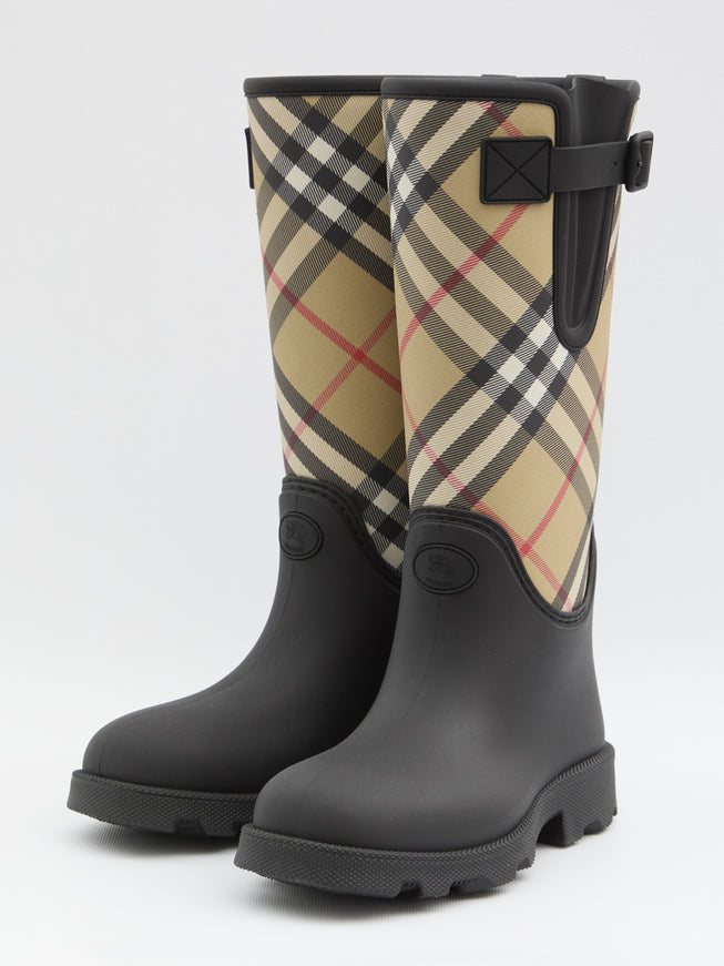 Burberry Check Rainboots