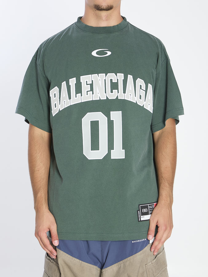 Balenciaga Basketball T-shirt Green