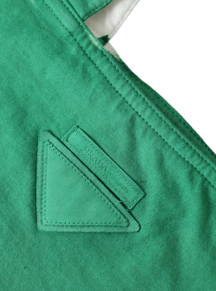 a close up of a green shirt with a pocket