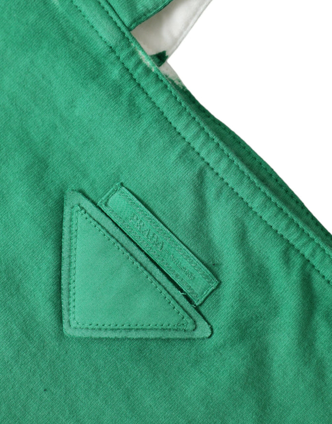 a close up of a green shirt with a pocket