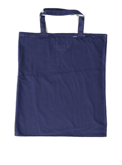 a blue shopping bag on a white background