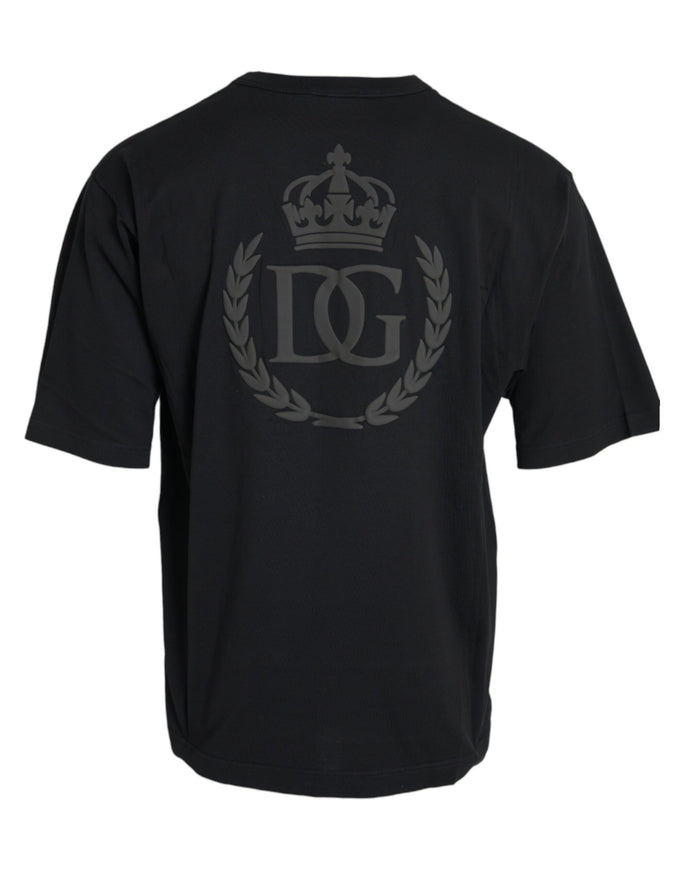 a black t - shirt with a crown on it