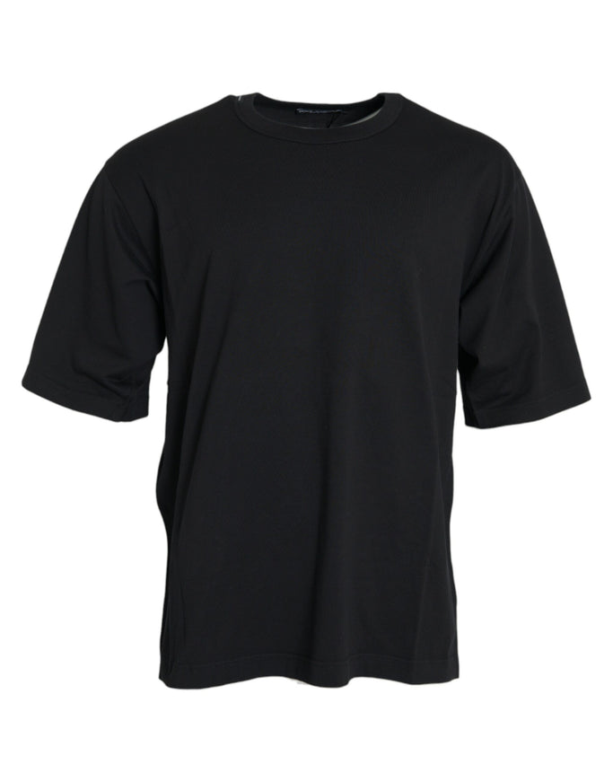 a black t - shirt on a white background